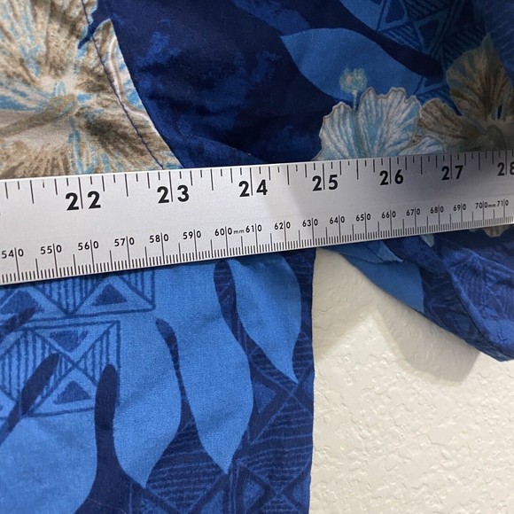 Cooke Street Honolulu Mens Shirt Size XL Cotton Floral Hawaiian Short Sleeve - Picture 5 of 8